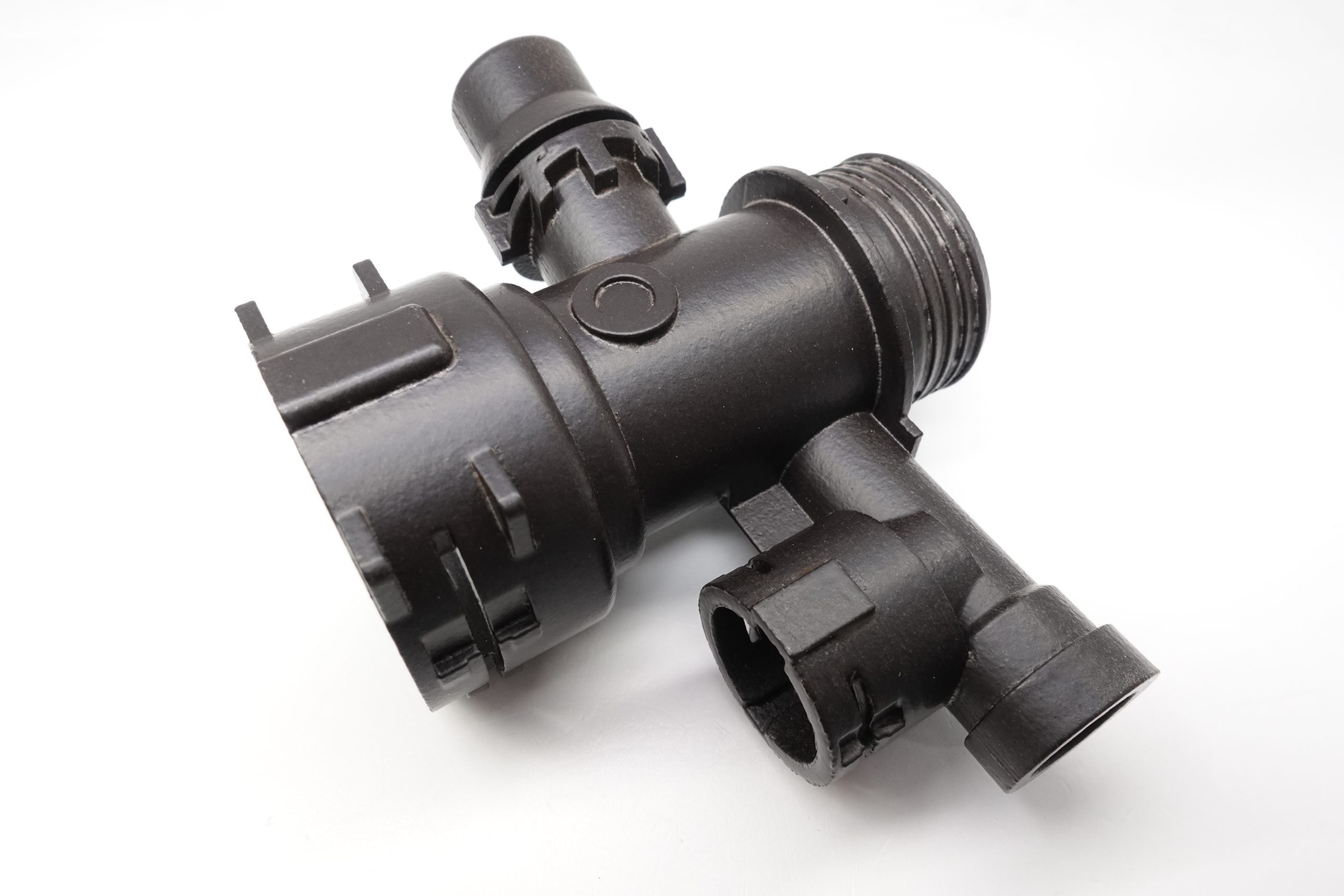 3D printed car part- tube connectionwith TPM3D PA6X BLK material