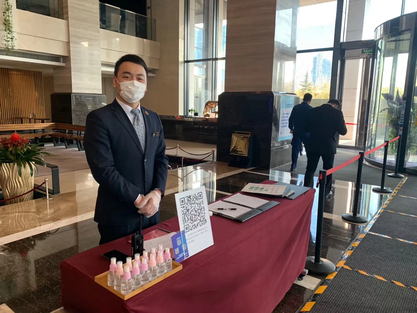 盈普三维北京分公司 员工健康监测通道