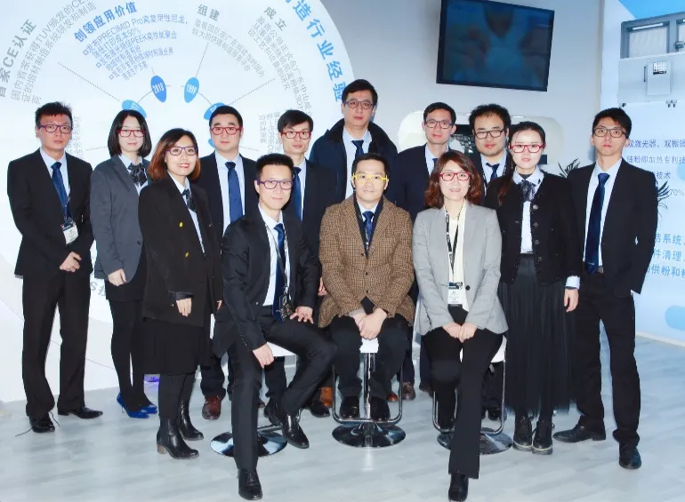 盈普2019TCT展台团队合影