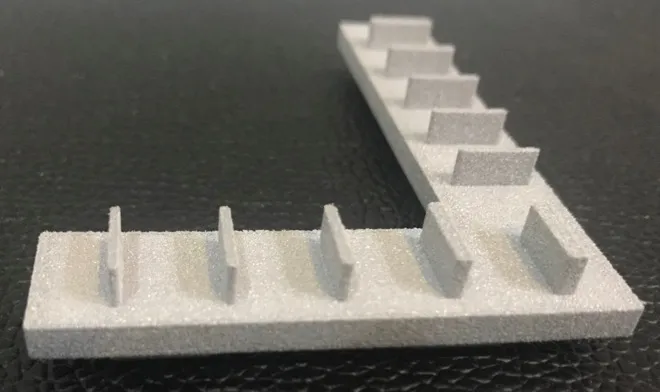 铝填充尼龙复合材料SLS工艺打印的测试件