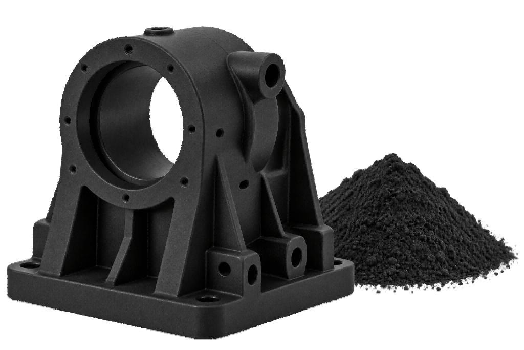 PA12 BLK-01 powder material for CF250 sls 3d printer